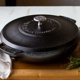 BLACKLOCK *17* Triple Seasoned Cast Iron Braizer With Lid SAVE 32.00