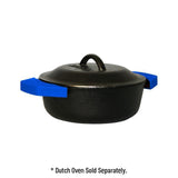 Silicone Assist Black Handle Holder by Lodge - one piece