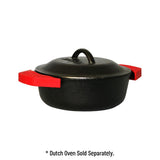 Silicone Assist Black Handle Holder by Lodge - one piece
